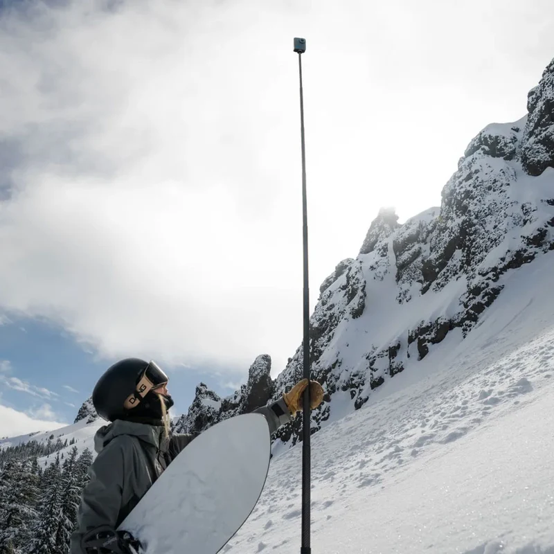 Perche télescopique en fibre de carbone de 2,7 m