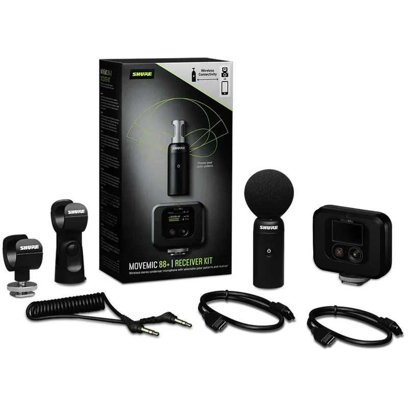 Microphone Sans-Fil MoveMic 88+ Ensemble avec Récepteur