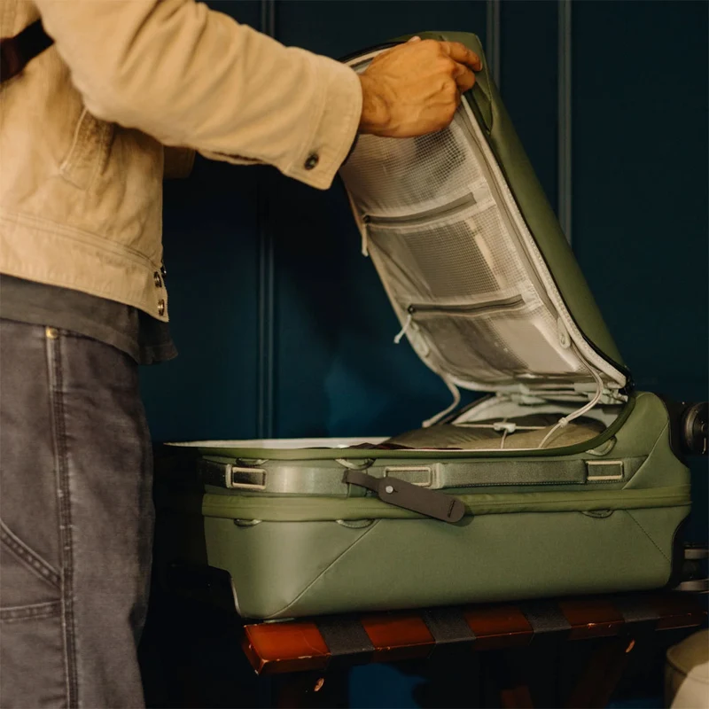 Valise à roulettes Roller Pro (Sauge)