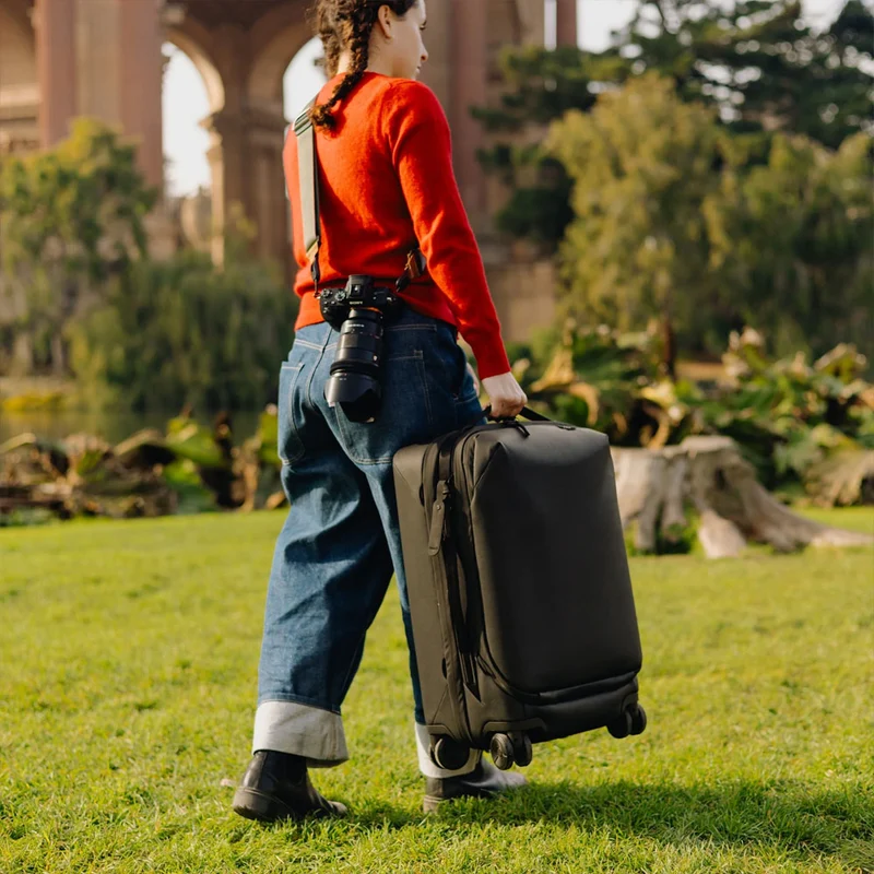 Valise à roulettes Roller Pro (Noir)