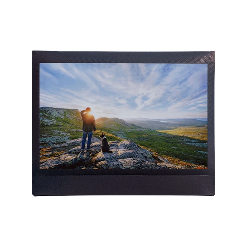 Film Instantané Instax Wide Cadre Noir (10 Feuilles)