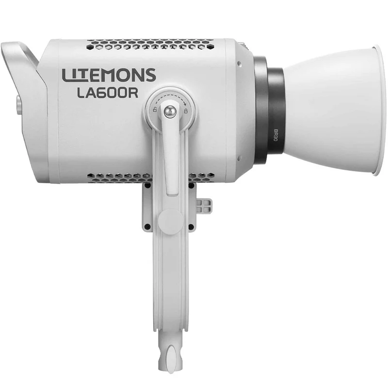 Lumière LED Litemons LA600R RGB avec Sac de Transport (Blanc)