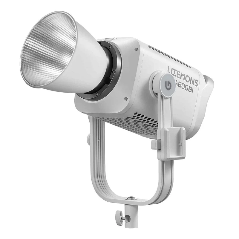 Lumière LED Litemons LA600Bi Bicolore avec Sac de Transport (Blanc)