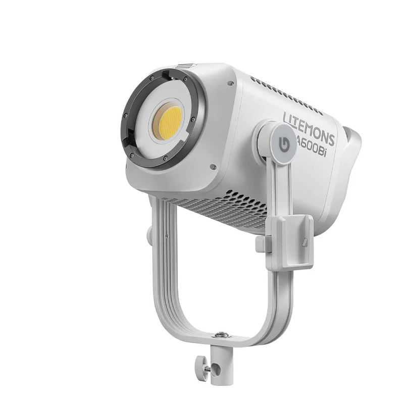 Lumière LED Litemons LA600Bi Bicolore avec Sac de Transport (Blanc)