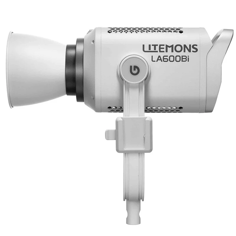 Lumière LED Litemons LA600Bi Bicolore avec Sac de Transport (Blanc)
