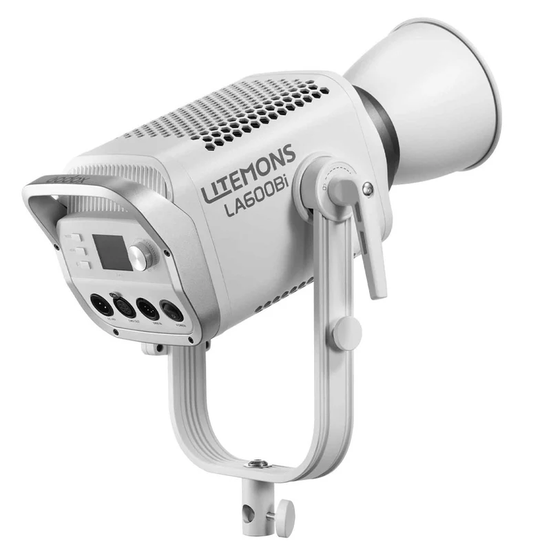 Lumière LED Litemons LA600Bi Bicolore avec Sac de Transport (Blanc)