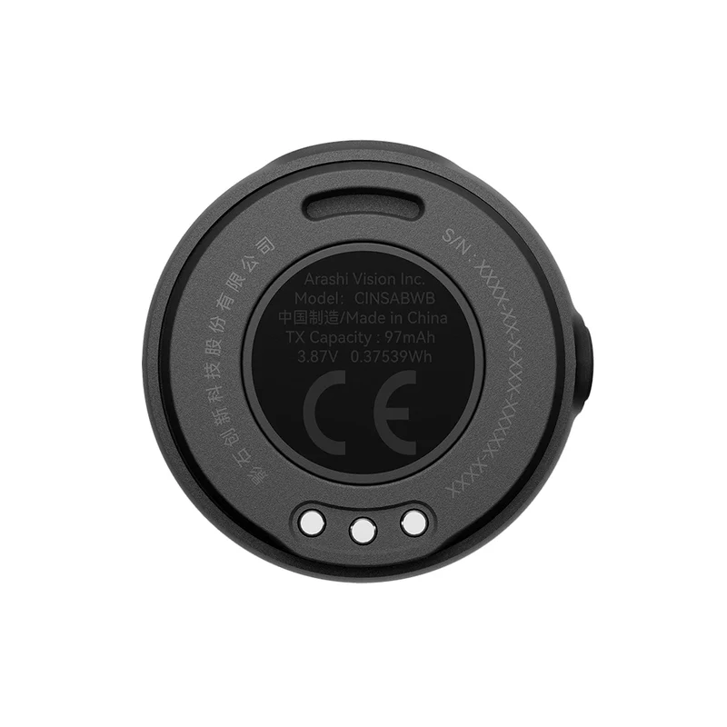 Mic Air (1 TX/1 RX) pour Insta360 X5/Ace Pro 2/Flow 2