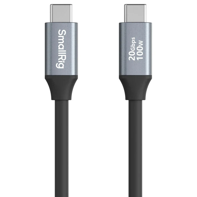Câble de données USB-C vers USB-C Droit à Droit 35cm