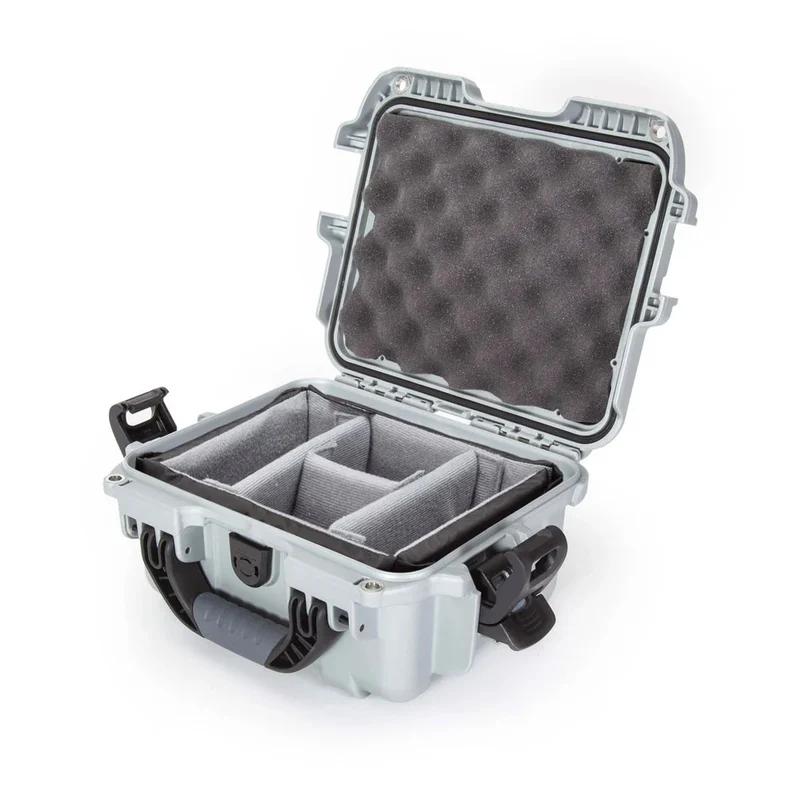 Valise Rigide Nanuk 905 avec Séparateurs rembourrés (Argent)