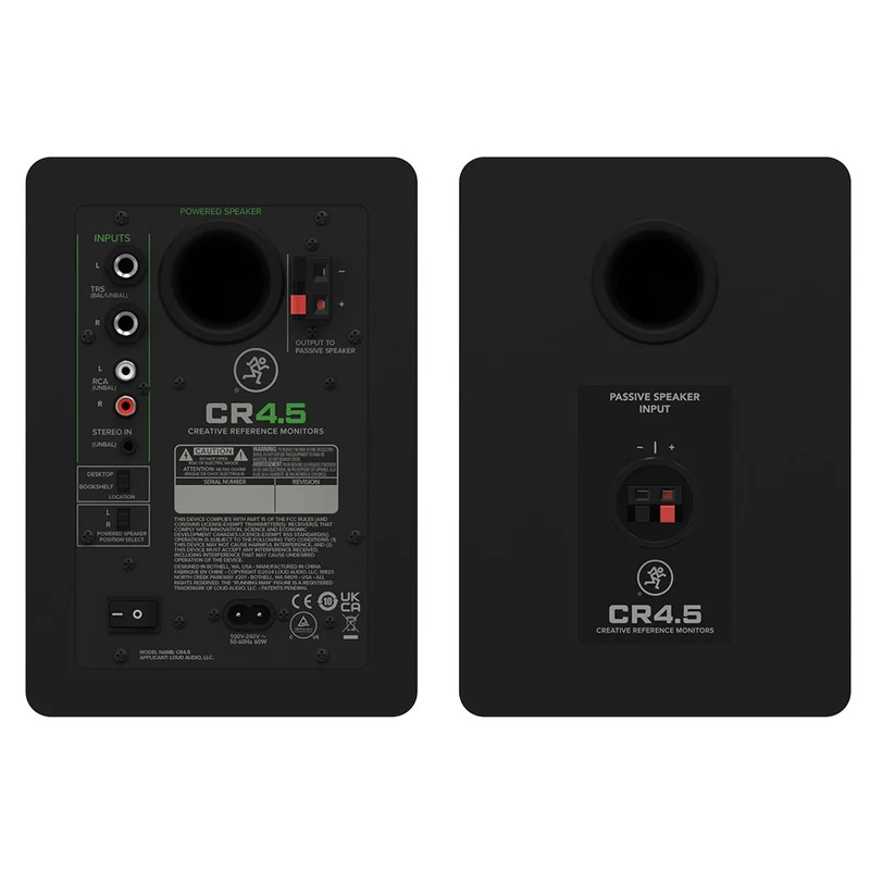 CR4.5 Moniteurs de Studio Amplifiés 4.5po (Paire)