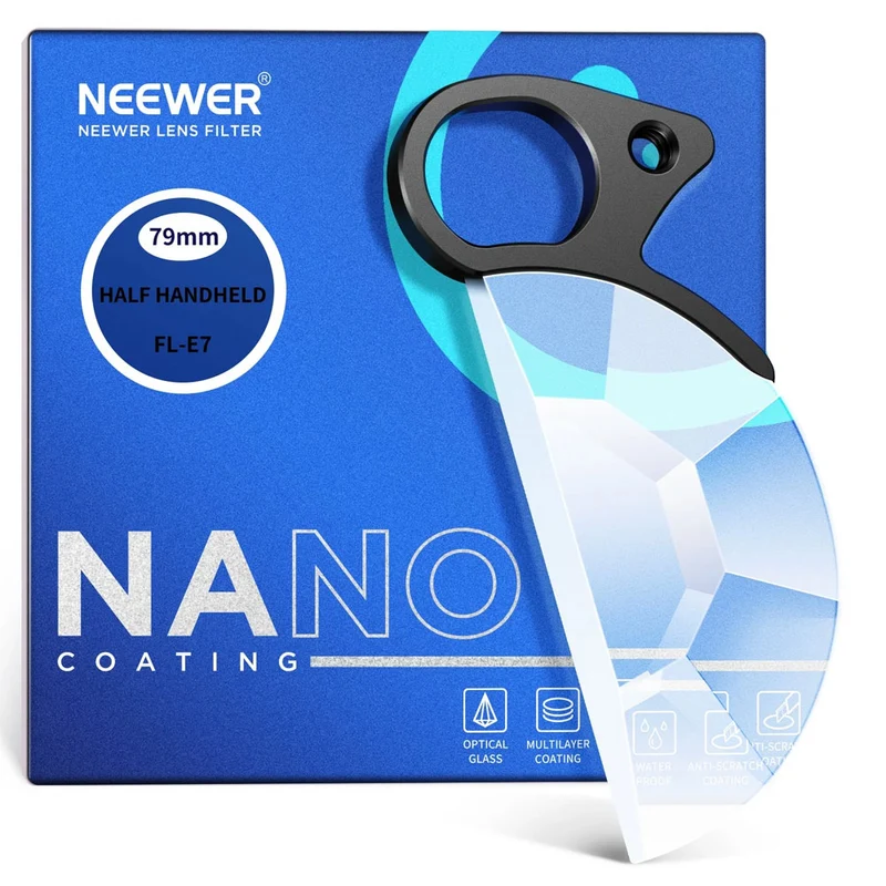 Filtre Kaléidoscope Portable en Demi-Lune 79mm
