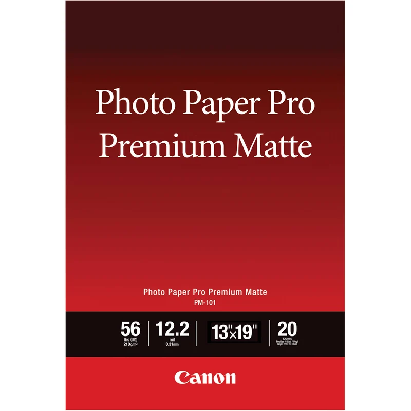 Papier Photo Pro Premium Matte PM-101 13x19po (20 Feuilles)