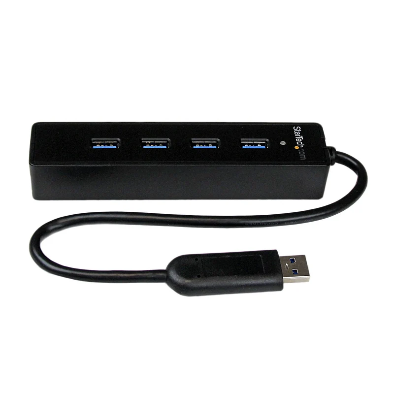 Module Hub portable à 4 ports USB 3.0 avec câble intégré