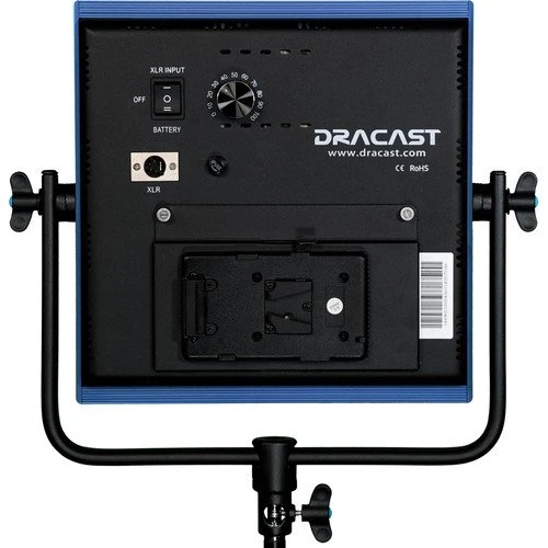 Dracast LED1000 Pro Ensemble de 2 Lumières du Jour LED avec Monture V pour Pile et Trépieds (5600K)