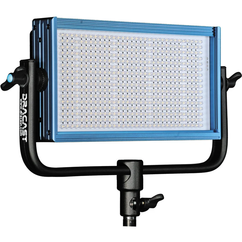 Dracast LED500 Pro Ensemble de 2 Lumières du Jour LED avec Monture V pour Pile et Trépieds (5600K)