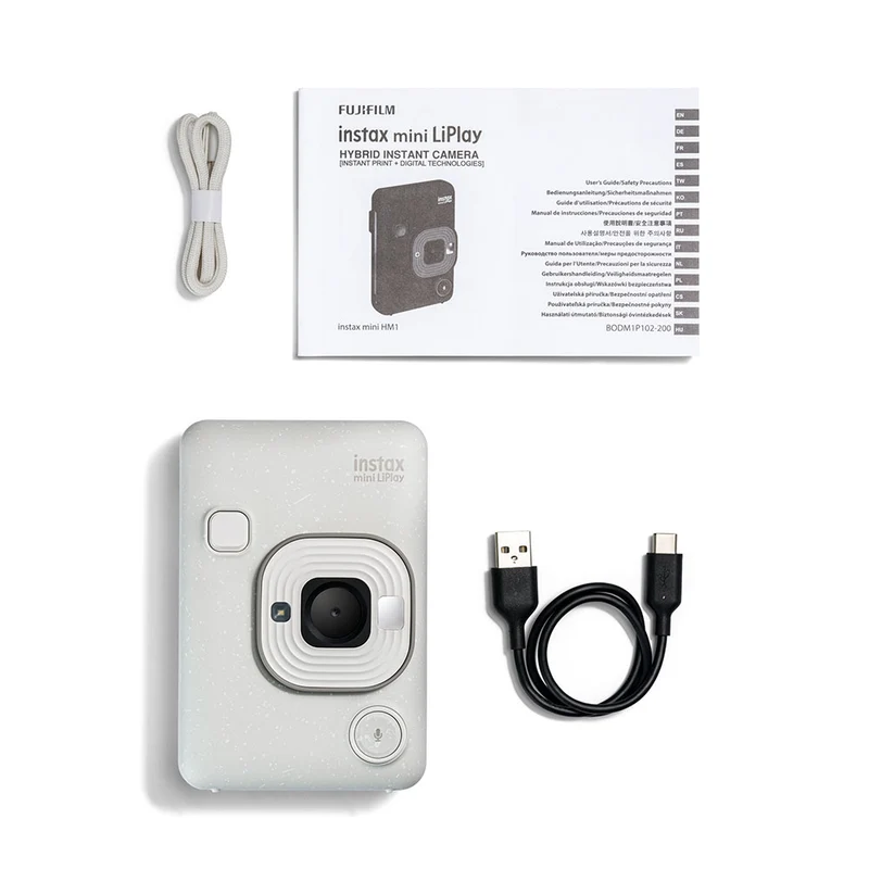 Instax Mini LiPlay hybride (Blanc Brumeux)