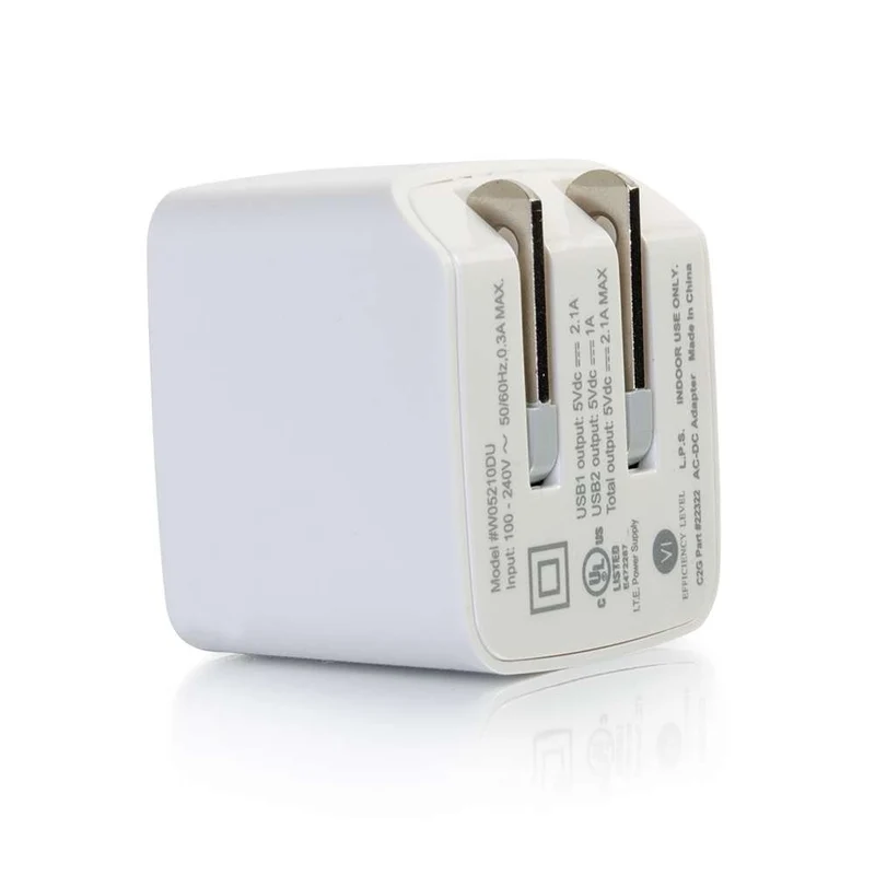 Chargeur mural double USB