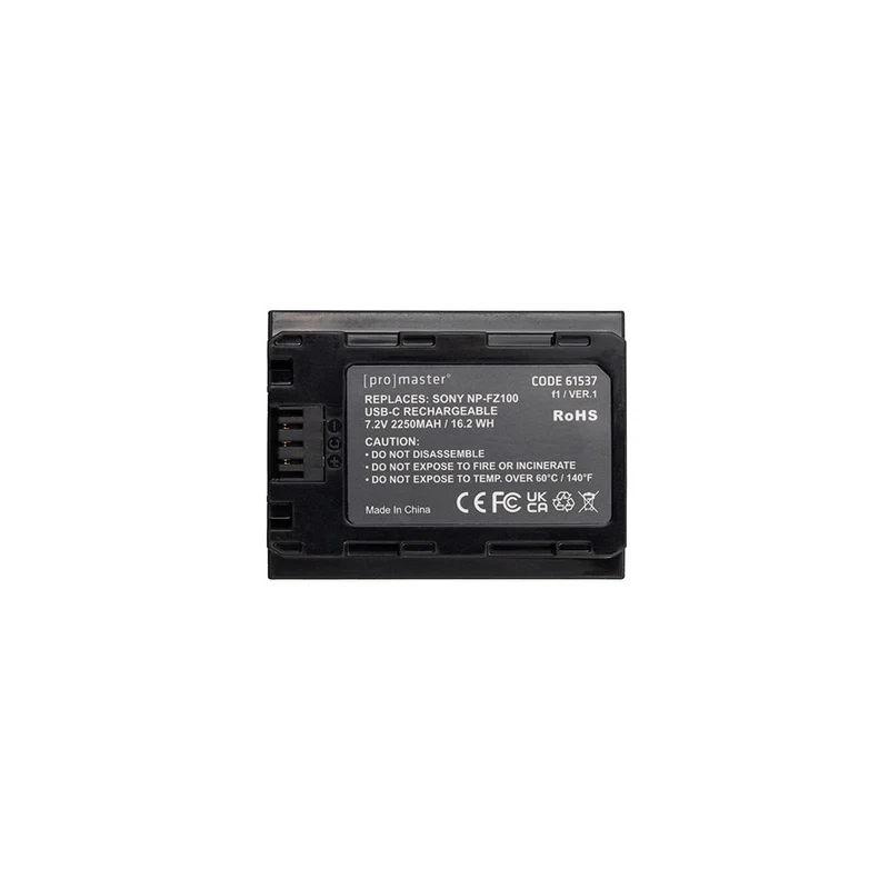 Pile Sony NP-FZ100 avec port USB-C