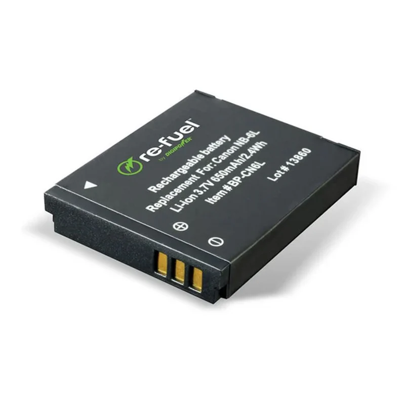 Pile Re-Fuel NB-6L pour Canon