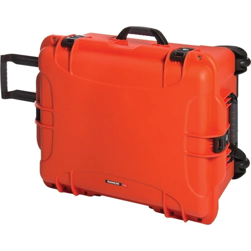 Valise Rigide à Roulettes Nanuk 960 avec Séparateurs Rembourrés (Orange)