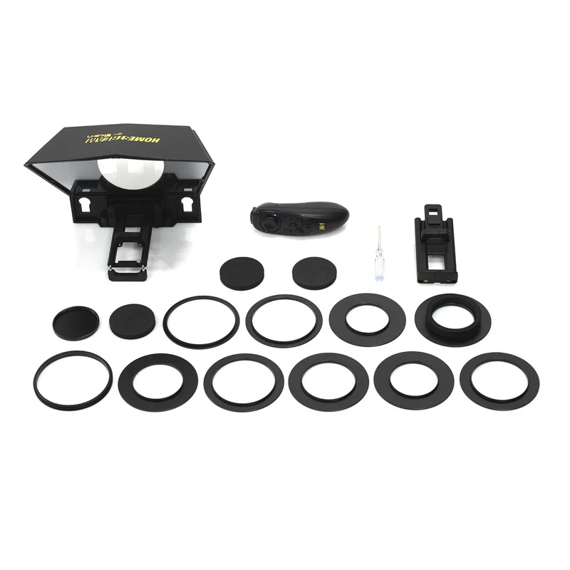 HomeStream Téléprompteur pour Caméra et Téléphone avec Télécommande
