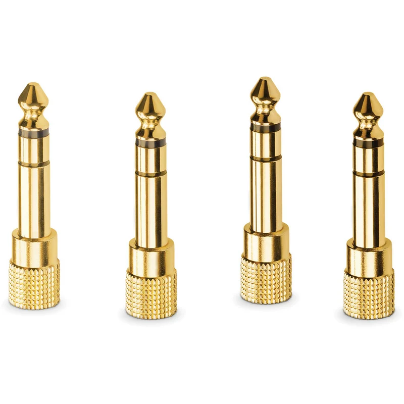Adaptateurs HJA-4 pour casque audio 3,5 mm vers 1/4 po (Paquet de 4)
