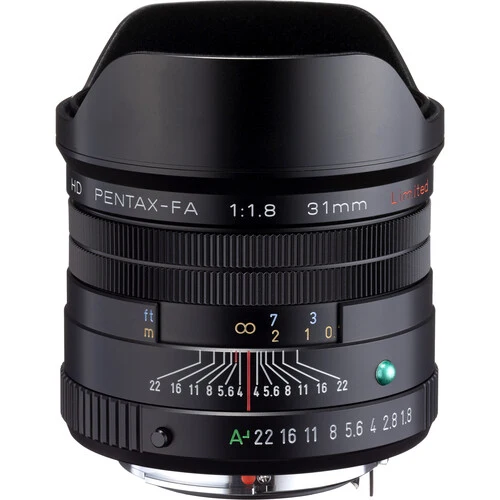 Pentax HD Pentax-FA 31mm f/1.8 Limited (Noir)