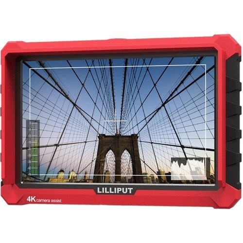 Moniteur A7S HD 7po avec Support 4K (Rouge)