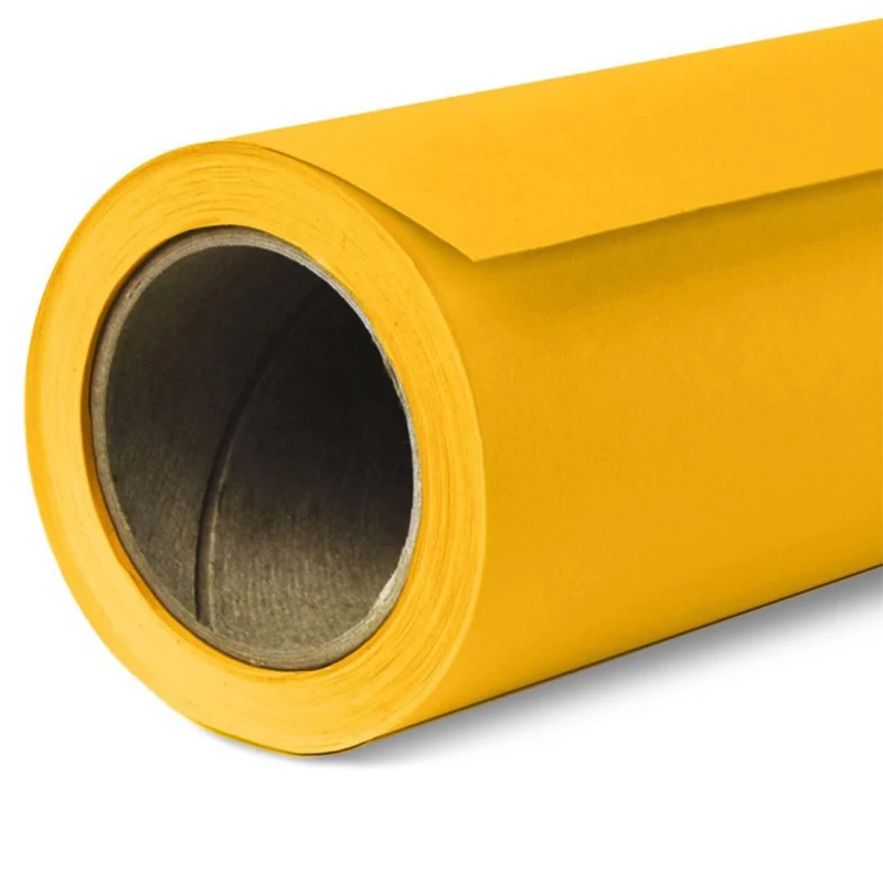 Rouleau de papier 53po x 36pi Jaune Profond