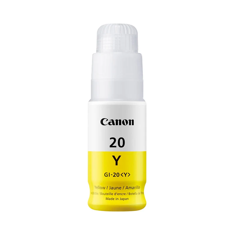 Bouteille d'encre GI-20 Jaune