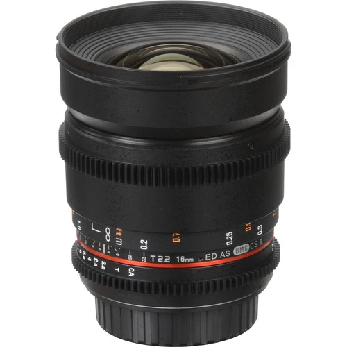 16mm T2.2 Cine DS pour Canon EF (APS-C)