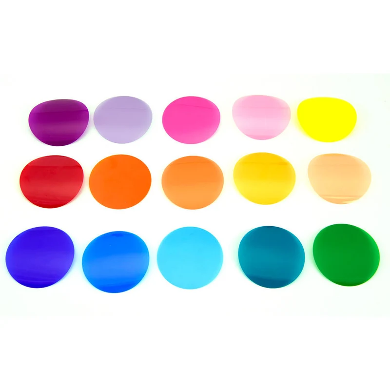 Filtres de couleur pour flash tête ronde