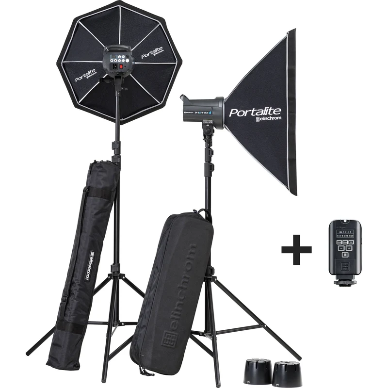Ensemble de Flash D-Lite RX 4/4 Softbox To Go avec Transmetteur EL-Skyport Plus