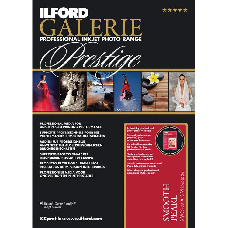 Papier Prestige Smooth Pearl 5x7po (100 Feuilles)