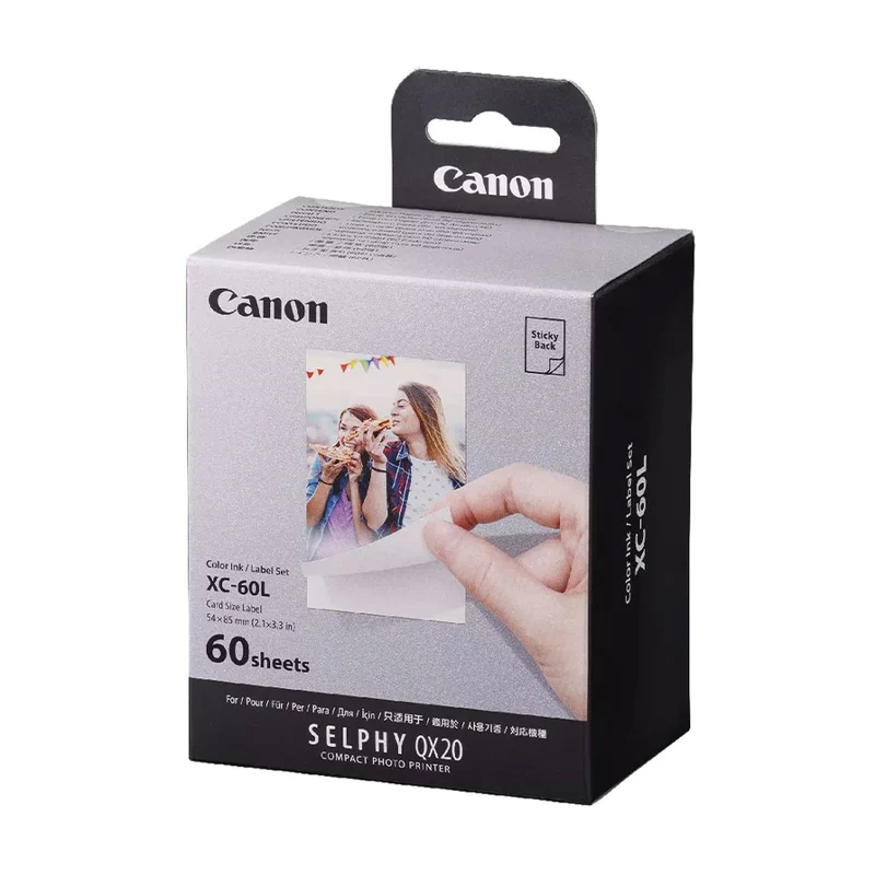 Encre Couleur/Papier 60F XC-60L pour Selphy QX20