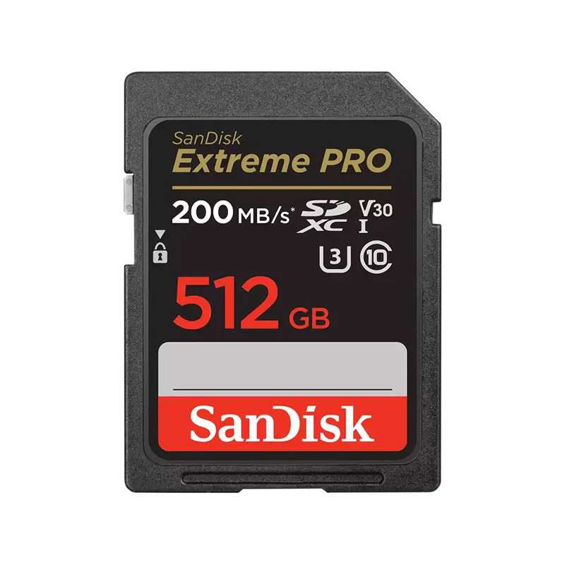 Carte Mémoire SDXC Extreme PRO UHS-I V30 512GB