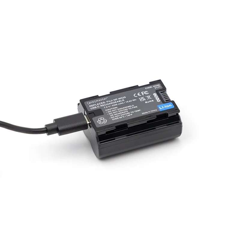 Pile Fujifilm NP-W235 avec port USB-C