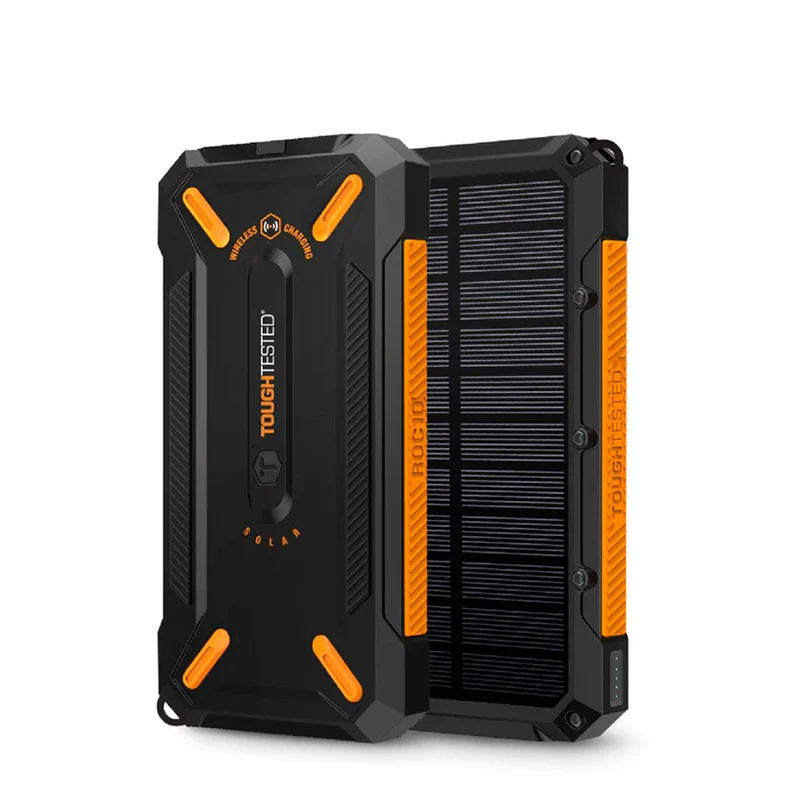 Chargeur Portable/Sans-fil avec Panneau Solaire 16000 mAh