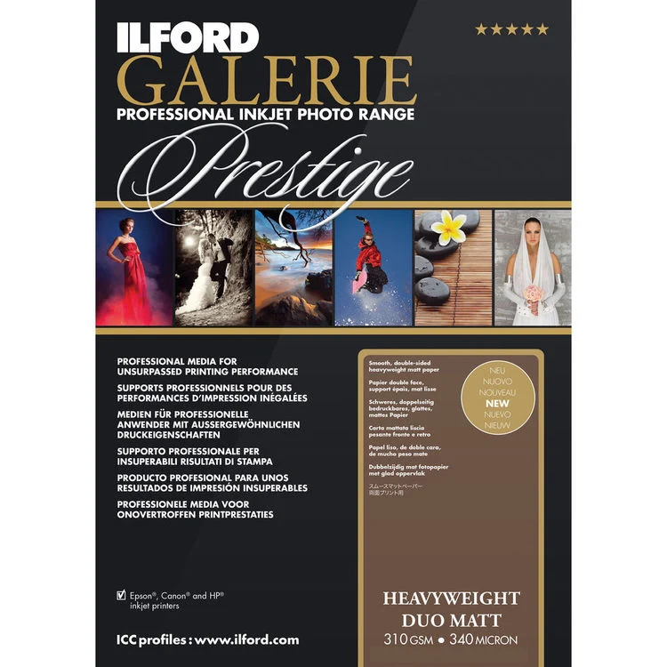 Papier Prestige Heavyweight Duo Matt 8.5×11po (50 Feuilles)