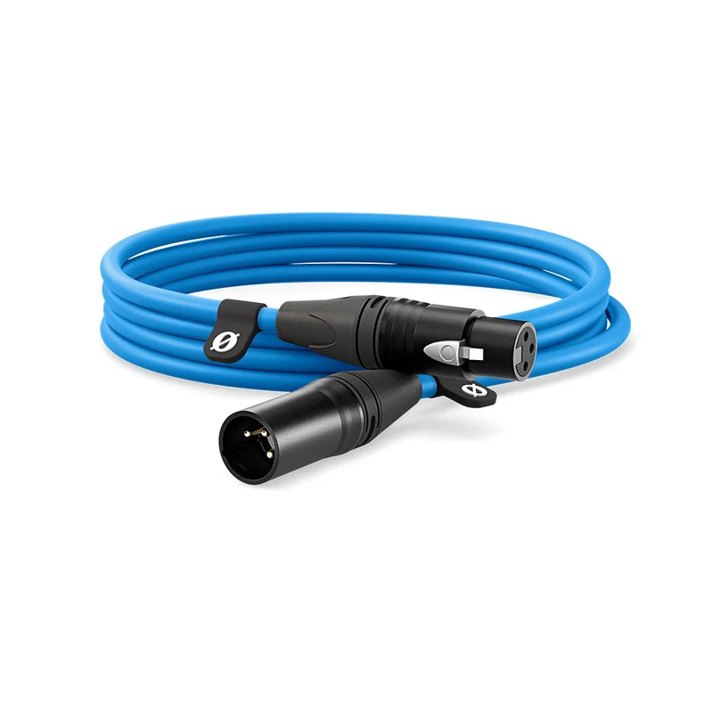 Câble XLR 3m/10 pieds (Bleu)