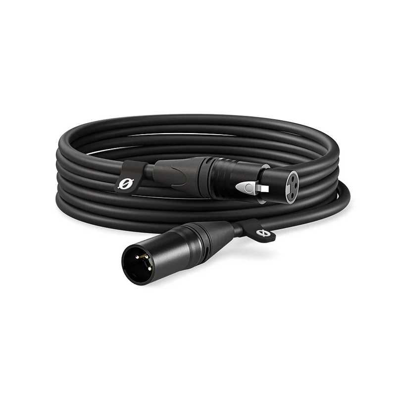 Câble XLR 6m/20 pieds (Noir)