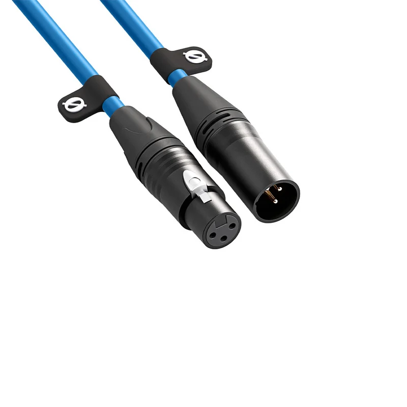 Câble XLR 6m/20 pieds (Bleu)