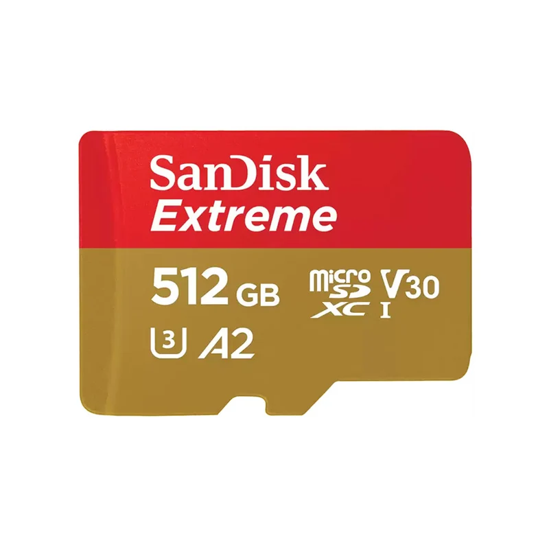 Carte Mémoire microSDXC Extreme UHS-I V30 A2 512GB