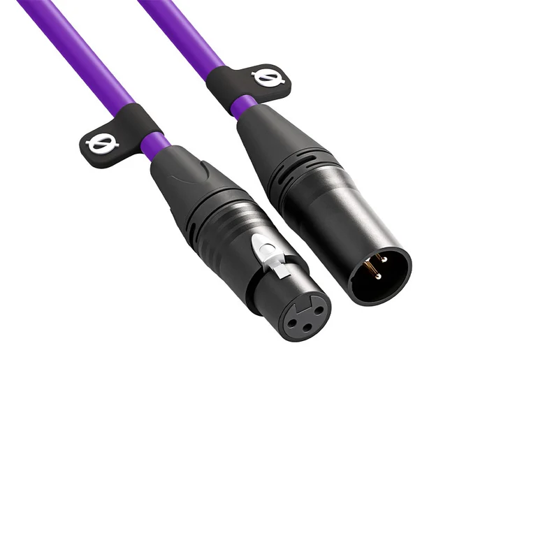 Câble XLR 6m/20 pieds (Mauve)