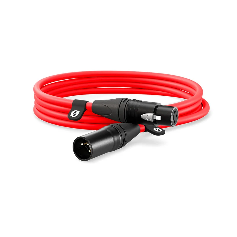 Câble XLR 3m/10 pieds (Rouge)