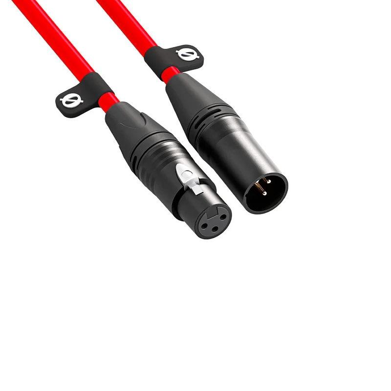 Câble XLR 3m/10 pieds (Rouge)