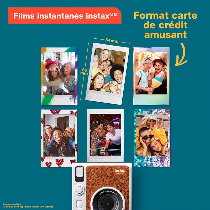 Instax Mini Evo (Brun)