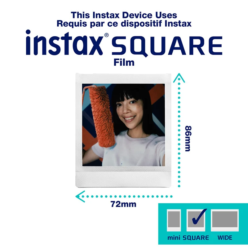 Film Instantané Instax Square Crépuscule (10 Feuilles)