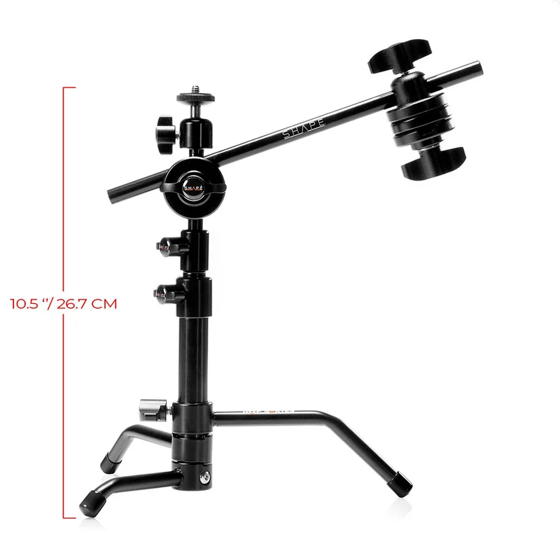 Mini Support C-Stand 5po avec tête à rotule