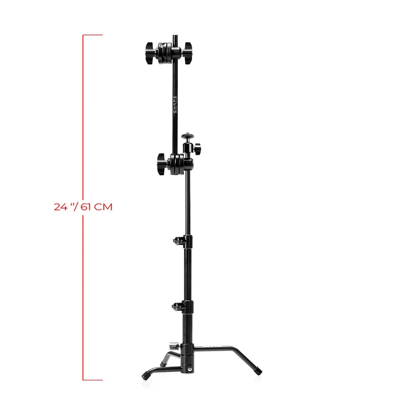 Mini Support C-Stand 5po avec tête à rotule